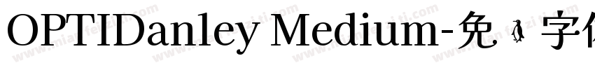 OPTIDanley Medium字体转换